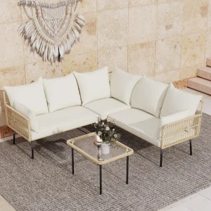 4 Piece Patio Furniture Set