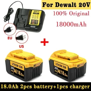 100% Original 18000mAh 20V Dewalt Battery