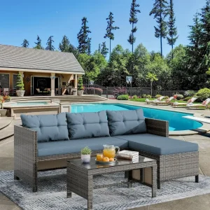 3-Piece Outdoor Patio Furniture Set